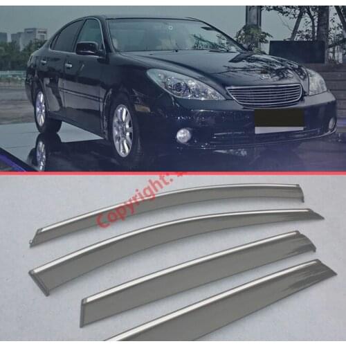 Window Wind Deflector Visor Rain/Sun Guard Vent For Lexus ES Series ES200 ES300 2002-2006