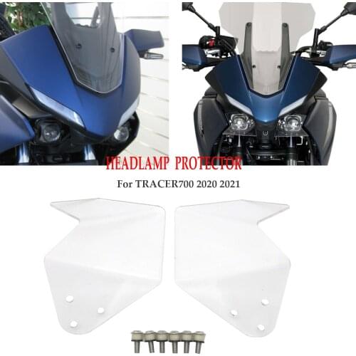 For YAMAHA TRACER700 Tracer 700 Tracer 7 GT MT-07 2020 2021Transparent Headlight Protection Motorcycle Accessories