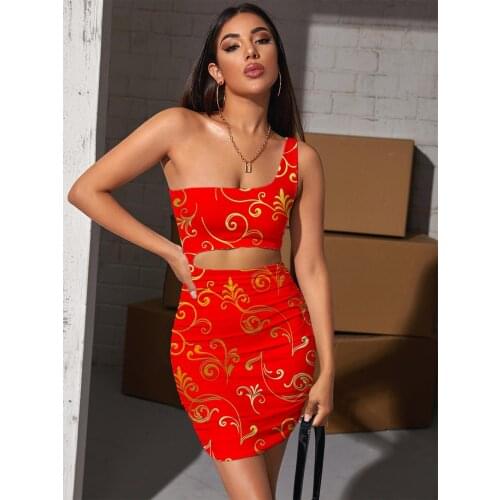 Giyu Brand Abstract Dresses Women Psychedelic Bodycon Dress Red Hollow out Dresses Harajuku Vestido Sexy Womens Clothing