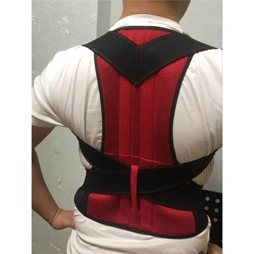 Unisex Posture Corrector back belt Adjustable posture trainer Lumbar Support Brace back shoulder belt Relief Upper back pain
