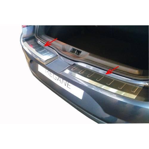 For Renault Megane IV HB Chrome Rear Bumper Sill After 2017 Stainless Steel Chromium Styling Accessories Modified Car Designed