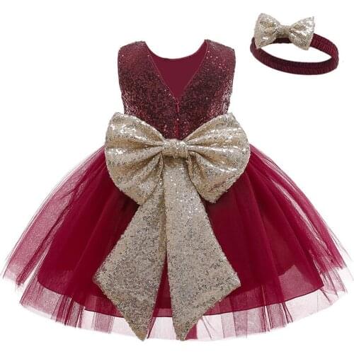 Baby Girl Princess Dress For Newborn Baby Girls Clothes 1st Birthday Party Dresses Infant Christening Baptism Winter Costume