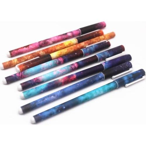1pcs/sell Straw Gel Pen Black Ink Refill 0.5 Mm Gel Ink Pens Papelaria Kawaii School Stationery Escolar School Supplies