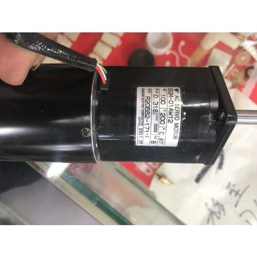 SGM-01AW12 SERVO MOTOR , used in good condition . 80% appearance new , good working , free shipping