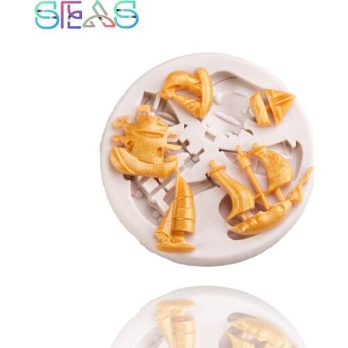 Biscuit Baking Molds Healthy Food Pastry Mold DIY Chocolate Boat and Sail Silicone Molds Pastry Tools Accessories Silicone
