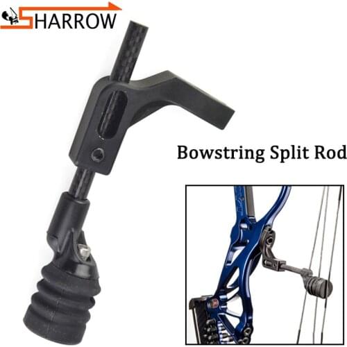 Bowstring Stabilizer Compound Bow String Damping Chord Stopper Shock Absorber Balance Rod Hunting Shooting Archery Accessories