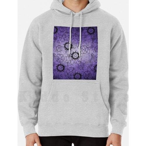 Supernatural Purple hoodie long sleeve Supernatural Spn Family Dean Sam Cas Castile Winchester Love Good
