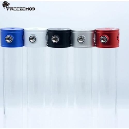 FREEZEMOD water pump integrated expansion tank colorful metal cover 50MM outer diameter external defoamer.PJ-PM6SX