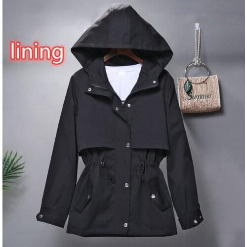 2021 Autumn New Women Jacket White Coat Long Sleeve Causal Windbreaker Coat Famale Basic Jackets With Zipper Outerwear Tops H104