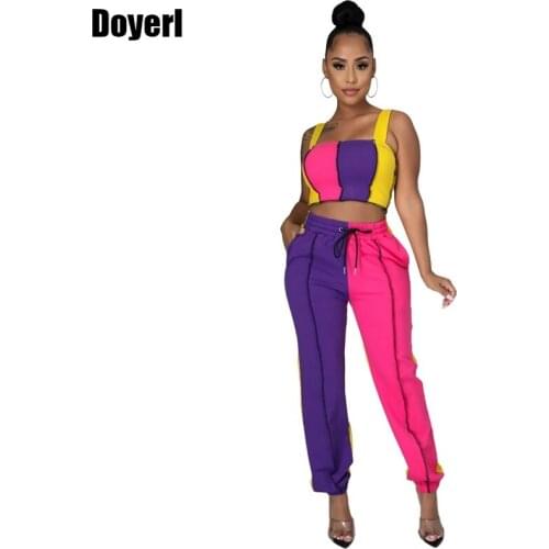 2021 New Summer Women Casual Two Piece Set Top and Pants Sweatpants Matching Sets for Women Tracksuit 2 Piece Set Sweatsuit