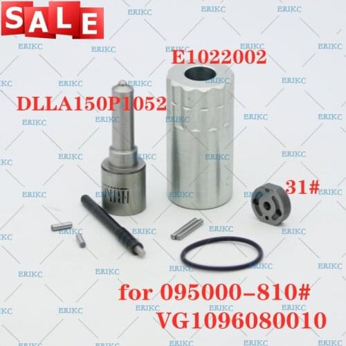 0950008100 Fuel Injector Overhaul Repair Kits Nozzle DLLA150P1052 Valve Plate 31# for Denso HOWO Truck VG1096080010