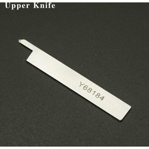 10PCS Upper Knife 68184 Lower Knife 68121 For Yamato FD-62 Sewing Machine Strong H blade knives High Quality Sewing Accessories