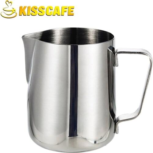 150-600ml 304 Stainless Steel Milk Jug Frothing Espresso Coffee Pitcher Barista Craft New 100% Food Grade Coffee Latte Pitcher