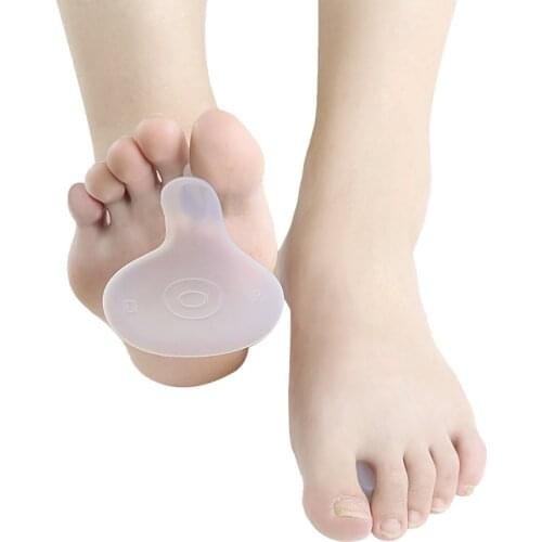 2pcs=1pair Forefoot Silicone Pain-Proof Front Half Pad Foot Soft Care Tools Comfortable Pedicure Corrector Hot Sale