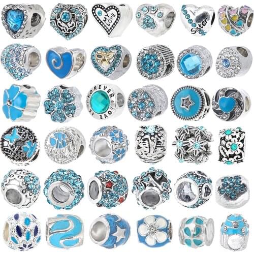 2Pcs Hot Sale Fashion MY LOVE Charms Beads Fit Brand Charms Bracelet For Women Men Silver Color DIY Jewelry Making Berloque 2021