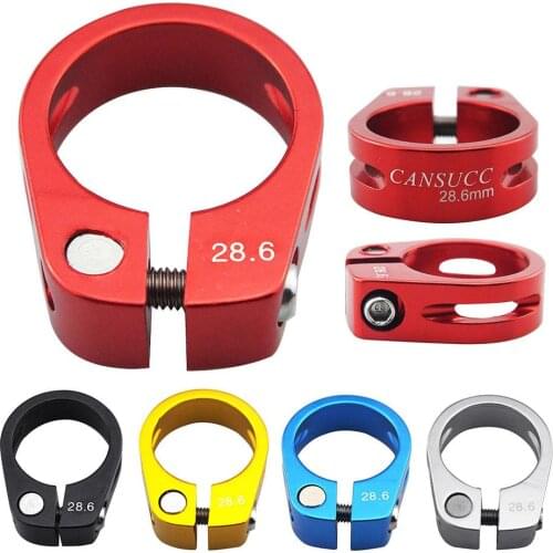 28.6mm Ultralight Aluminum Alloy Road Mountain Bike MTB Bicycle Seatpost Clamp