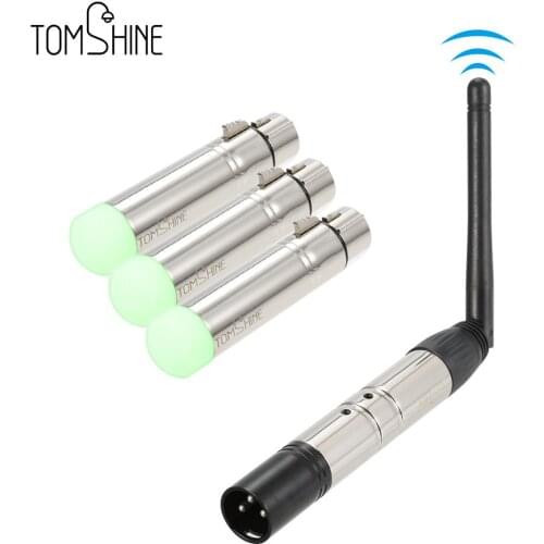 4PCS DMX512 Transmitter Receiver Kit Portable 2.4G ISM Wireless for Party DJ Show Club Disco KTV Stage Light Lighting Fixture