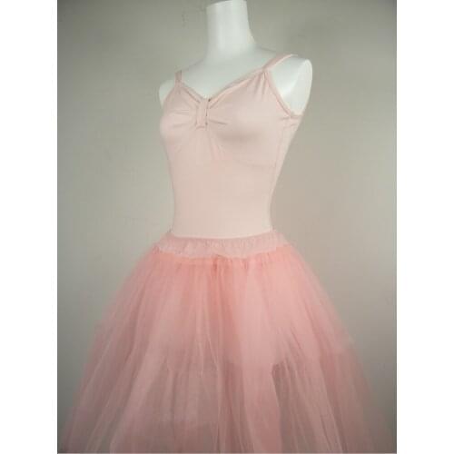 Adult womens Ballet Dress long soft yarn TUTU practice Skirt white and Black option