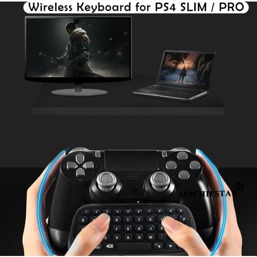 Mini Wireless Keyboard KeyPad For Sony PS4 For PlayStation 4 P4 Controller Game Accessories Bluetooth Gaming Keycaps