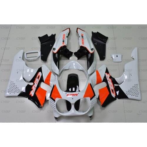 CBR893RR 1992 - 1993 Motorcycle Fairing CBR893RR 92 Bodywork CBR 893 1992 White Black Fairing
