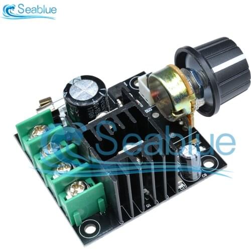 DC 12V-40V 400W 10A PWM DC Motor Speed Controller Regulator Fan Speed Control Dimmer Switch Governor Reverse Polarity Protection