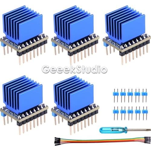 3D Printer Part TMC2225 256 Microsteps UART Stepping Motor Driver TMC2209/2208/2130 A4988 DRV8825 StepStick V1.0