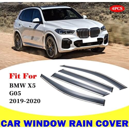 For BMW X5 G05 2019-2020 window visor car rain shield deflectors awning trim cover exterior car-styling accessories parts