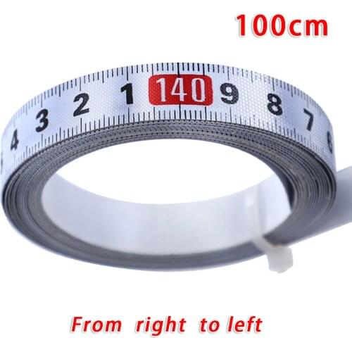 Adhesive Rolled Ruler Measuring Waterproof 1-5 Meter Carpenters Sticky Used For The Measurement Of Designated Tables Saws