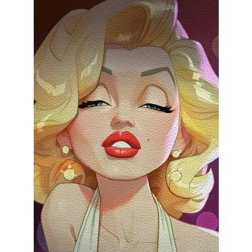 Movie Star Cartoons Character Lychee Printed Faux Leather Sheets DIY Handbags Home Decor Painting