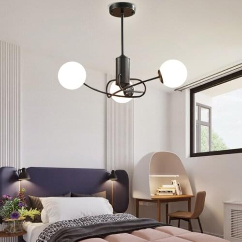 Nordic living room chandelier magic bean creative personality bubble lamp bedroom simple modern dining room lamp