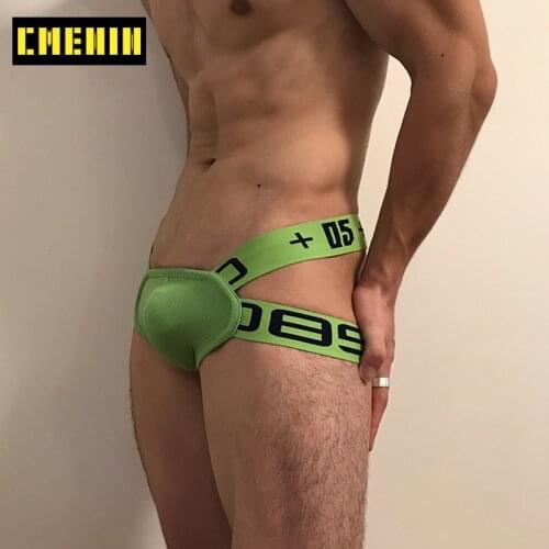 Soft Cotton Gay Men Sexy Underwear Thong Men Jockstrap Fashion Mens Thongs And G Strings Mens Underpants BS3511