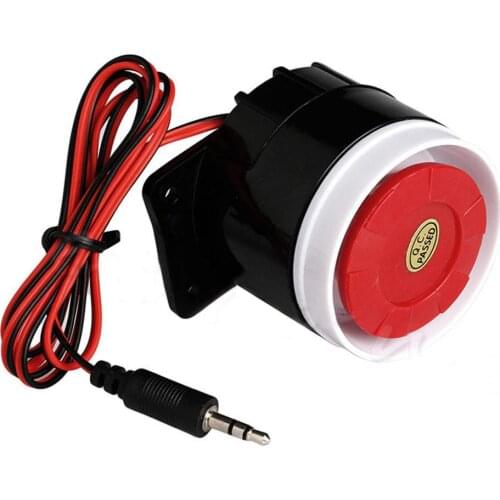 New Super Loud Siren Durable Wired Mini Horn Siren For Home Security 120dB Sound Alarm System Compact DC 12V Indoor
