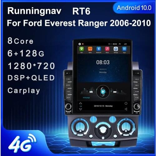 Runningnav For Ford Everest Ranger 2006 2007 2008 2009 2010 Tesla Type Android Car Radio Multimedia Video Player Navigation GPS