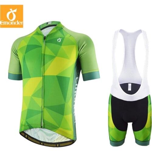 Cycling Jersey Set Pro Team Bike Clothing Gel Padded Bib Shorts Breathable New Style 2021 Italy Antislip Sleeve Cuff/leg