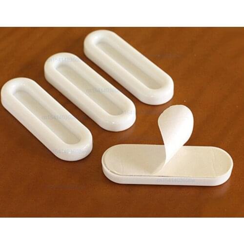 Xiaomi Mijia 4pcs Self-adhesive Handle Paste The Open Sliding Door Handles Interior Doors Glass Window Cabinet Drawer Wardrobe