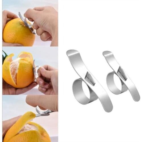 1 PC Stainless Steel Fruit Lemon Orange Opener Peeler Slicer Cutter Kitchen Tools for various kinds of fruits peels
