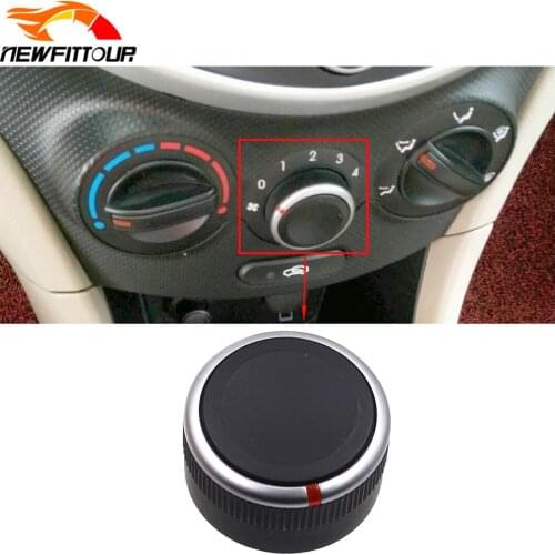1pcs Car Air Conditioning Control Switch Knobs Buttons Air Volume Adjustment Controller for Hyundai Verna Auto Accessories
