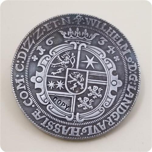 1634 Germany Landgraviate of Hessen-Kassel 1 Thaler - Wilhelm V COPY COIN FREE SHIPPING