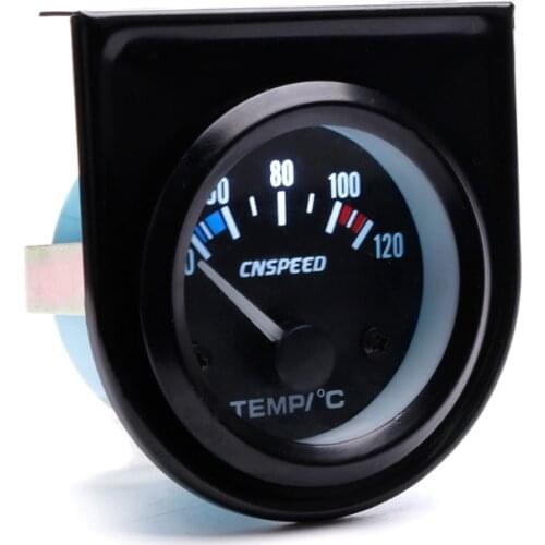 652F 2" 52mm Black Car Auto Digital LED Water Temp Temperature Gauge Kit 40-120℃ New