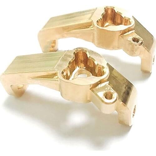 2pcs/set Heavy Duty Brass Front C Hubs Carrier for 1/10 Redcat GEN8 RC Crawler Upgrade Parts