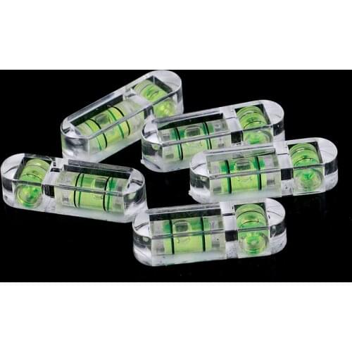 2pcs Spirit Bubble Level Caravan Camping Outdoors Surface Leveler (Mini T-type Bubble Level)