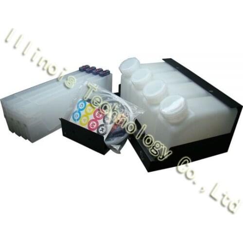 4 Bottles, 4 Cartridges) Roland Bulk Ink System