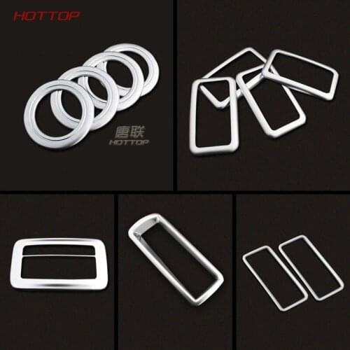 Topunion ABS Chrome Roof Top Rear Tail Seat Air Conditioning Outlet Air Vent Trim 4pcs For Toyota Sienna XL30 2011-2017 2018 20