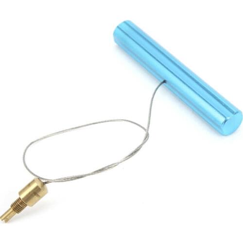 Tapones valvula coche auto accessorie Motorcycle Air Valve Puller Tube Tire Stem Tool Blue 80x10mm/3.1x0.4in Bicycles