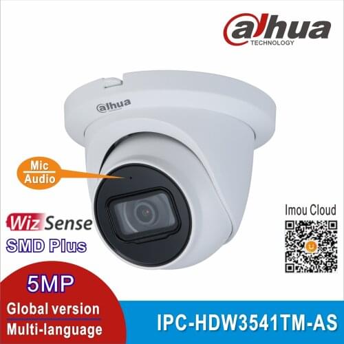 Free shipping Dahua IPC-HFW4433F-ZSA replace IPC-HFW2431T-ZS 2.7mm ~13.5mm lens 4MP ip camera POE cctv camera Mic Memory slot