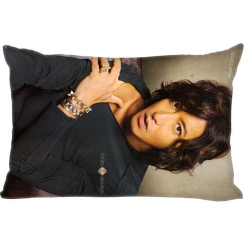 Actor Kimura Takuya Double Sided Rectangle Pillowcase With Zipper Home Office Decorative Sofa Pillowcase Cushions Pillow Cover