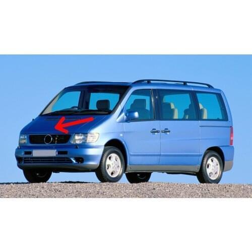 Mercedes w638 Hood Star Emblem Front Badge V Class 1996-2003 Vito Viano Aftermarket A1298880116