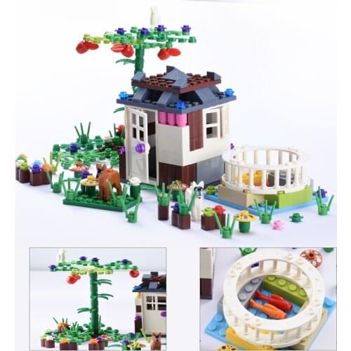 City Sets Bricks Fish Pond Accessories MOC Models DIY Toys For Children Kinds Of Fishes Cities Compatible Building Blocks