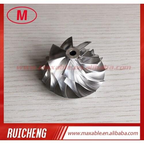 GT15-25 41.58/56.03mm 7+7 blades high performance Turbo aluminum 2618/milling/billet compressor wheel