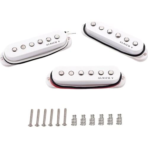 Hot-Alnicov 3Pcs Single Coil Guitar Pickups Humbucker for Guitar Bass Musical Instrument